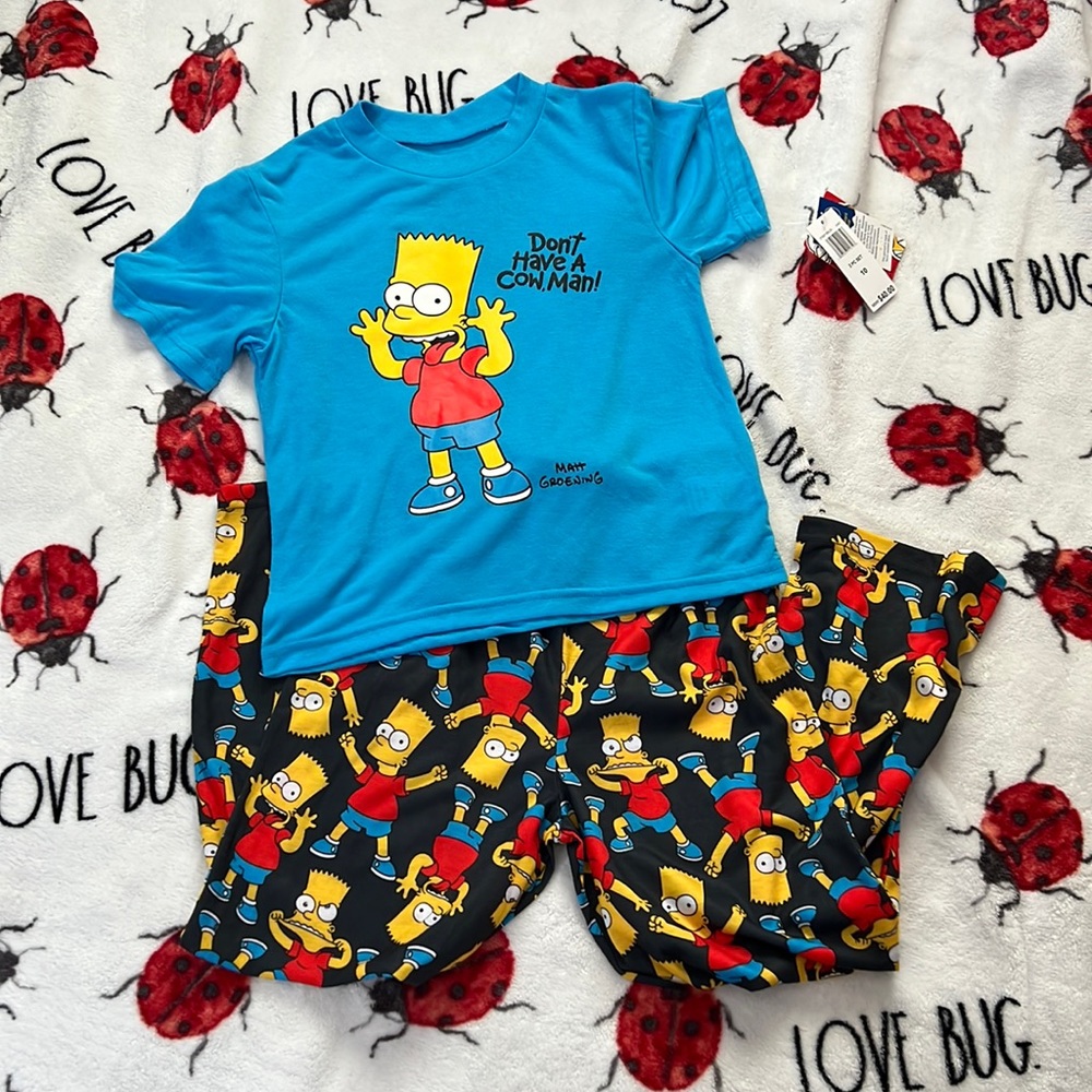 Kid’s Bart Simpsons Pajama Set